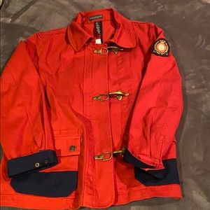 Ralph Lauren Womens Red Barn Coat XL New with Tags